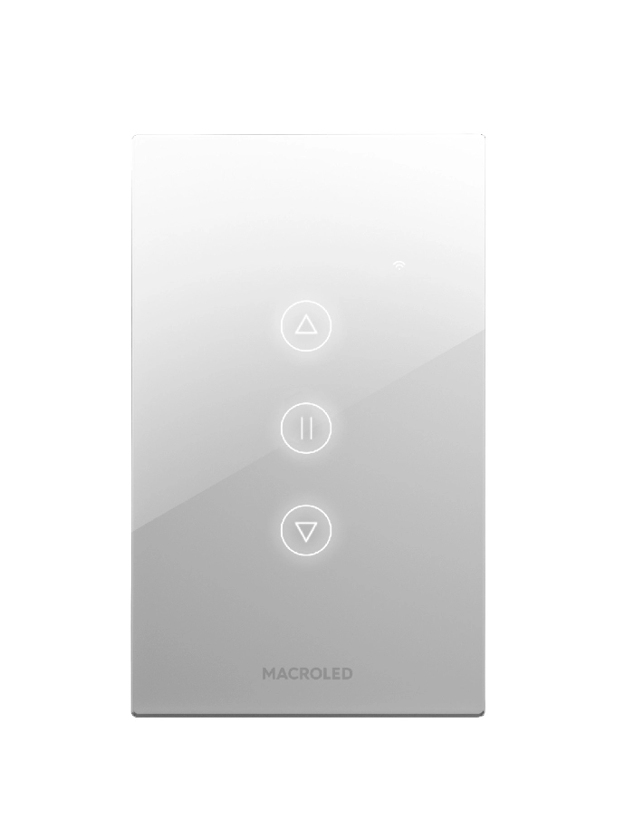 Llave cortina tactil smart Roma Macroled Touch blanco